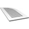 Ekena Millwork Quarter Round Top Right Surface Mount PVC Gable Vent w/ 3-1/2"W x 1"P Standard Frame, 18"W x 40"H GVPQR18X4001SF - alternate 3